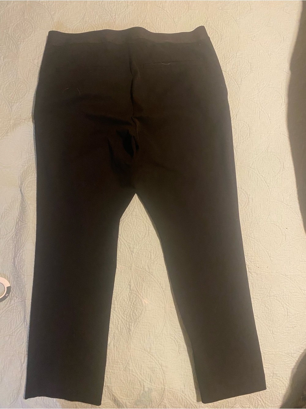H&M Women's Black Ankle-Length Cropped Pants